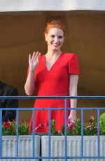 JESSICA CHASTAIN at Jury Dinner at 70th Annual Cannes Film Festival 05/16/2017