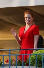 JESSICA CHASTAIN at Jury Dinner at 70th Annual Cannes Film Festival 05/16/2017