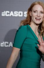JESSICA CHASTAIN at Miss Sloane Photocall in Madrid 05/03/2017