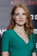 JESSICA CHASTAIN at Miss Sloane Photocall in Madrid 05/03/2017