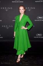 JESSICA CHASTAIN at Women in Motion Awards Dinner at 2017 Cannes Film Festival 05/21/2017