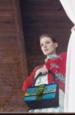 JESSICA CHASTAIN for 2017 Prada Pre-fall Campaign