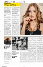 JESSICA CHASTAIN in Grazia Daily Magazine, Cannes 05/20/2017
