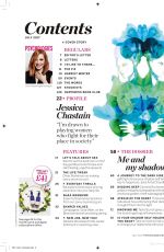 JESSICA CHASTAIN in Psychologies Magazine, July 2017