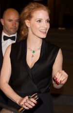 JESSICA CHASTAIN Leaves Mariott Hotel in Cannes 05/18/2017