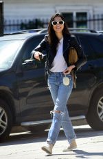 JESSICA GOMES in Ripped Jeans Out and About in Los Angeles 05/29/2017