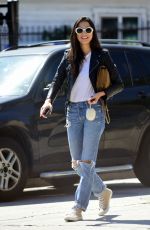 JESSICA GOMES in Ripped Jeans Out and About in Los Angeles 05/29/2017