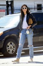 JESSICA GOMES in Ripped Jeans Out and About in Los Angeles 05/29/2017