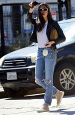 JESSICA GOMES in Ripped Jeans Out and About in Los Angeles 05/29/2017