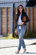 JESSICA GOMES in Ripped Jeans Out and About in Los Angeles 05/29/2017
