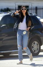 JESSICA GOMES in Ripped Jeans Out and About in Los Angeles 05/29/2017