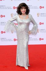 JOAN COLLINS at 2017 British Academy Television Awards in London 05/14/2017