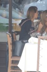 JOANNA KRUPA with Friends at Il Pastaio in Beverly Hills 05/08/2017