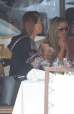 JOANNA KRUPA with Friends at Il Pastaio in Beverly Hills 05/08/2017