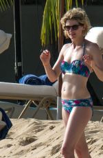 JODIE WHITTAKER in Bikini on the Beach in Barbados 05/22/2017