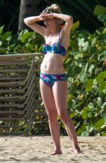 JODIE WHITTAKER in Bikini on the Beach in Barbados 05/22/2017