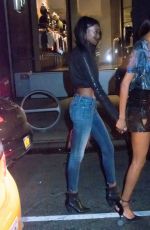 JOURDAN DUNN Arrives at 1 OAK Night Club in New York 05/05/2017