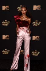 JOURDAN DUNN at 2017 MTV Movie & TV Awards in Los Angeles 05/07/2017