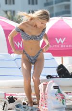 JOY CORRIGAN in Bikini at a Beach in Miami 04/30/2017