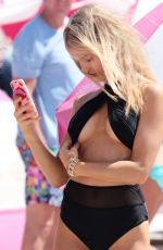 JOY CORRIGAN in Bikini on the Beach in Miami 04/27/2017