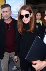 JULIANNE MOORE Arrives at Airport in Nice 05/16/2017