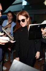 JULIANNE MOORE Arrives at Airport in Nice 05/16/2017