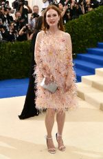 JULIANNE MOORE at 2017 MET Gala in New York 05/01/2017