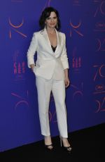JULIETTE BINOCHE at Cannes Film Festival 70th Anniversary Dinner 05/23/2017