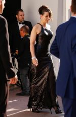 JULIETTE BINOCHE Leaves Hotel Barriere Le Majestic in Cannes 05/28/2017