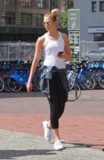 KARLIE KLOSS Leaves a Gym in New York 05/15/2017