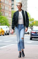 KARLIE KLOSS Out and About in New York 05/09/2017