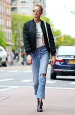KARLIE KLOSS Out and About in New York 05/09/2017