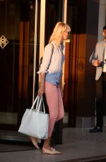 KAROLINA KURKOVA Leaves Martinez Hotel in Cannes 05/27/2017