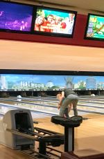 KATE MARA and Jamie Bell Bowling in Los Angeles 05/08/2017