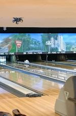 KATE MARA and Jamie Bell Bowling in Los Angeles 05/08/2017