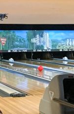 KATE MARA and Jamie Bell Bowling in Los Angeles 05/08/2017