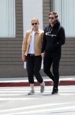 KATE MARA and Jamie Bell Out for Lunch in Los Feliz 05/15/2017