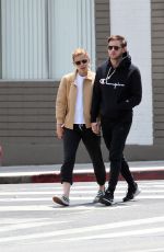 KATE MARA and Jamie Bell Out for Lunch in Los Feliz 05/15/2017