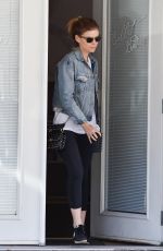 KATE MARA Leaves Ballet Bodies Class in West Hollywood 05/18/2017