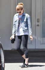 KATE MARA Leaves Ballet Bodies Class in West Hollywood 05/18/2017