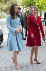 KATE MIDDLETON Arrives at Musée D’Art Moderne Drand-Duc Jean in Luxembourg 05/11/2017