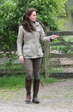 KATE MIDDLETON at Farms for City Children at Arlingham in Gloucester 03/05/2017