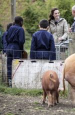KATE MIDDLETON at Farms for City Children at Arlingham in Gloucester 03/05/2017