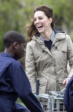 KATE MIDDLETON at Farms for City Children at Arlingham in Gloucester 03/05/2017