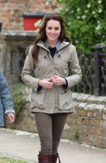 KATE MIDDLETON at Farms for City Children at Arlingham in Gloucester 03/05/2017