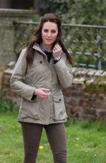 KATE MIDDLETON at Farms for City Children at Arlingham in Gloucester 03/05/2017