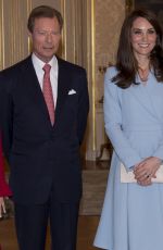 KATE MIDDLETON at Grand Ducal Palace in Luxembourg 05/11/2017