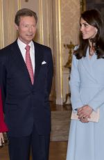 KATE MIDDLETON at Grand Ducal Palace in Luxembourg 05/11/2017