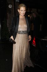 KATE MOSS Leaves Ara Vartanian x Kate Moss Launch Party in London 05/17/2017