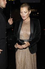 KATE MOSS Leaves Ara Vartanian x Kate Moss Launch Party in London 05/17/2017